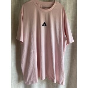 adidas Tee Mens Sz 3XL Amplifier Short Sleeve Training Crew Pink SI51